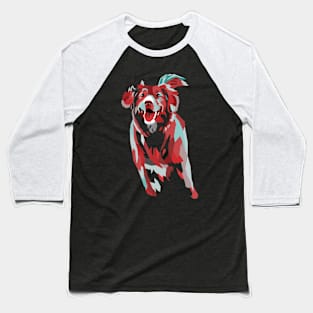 Dog Pop Art Baseball T-Shirt